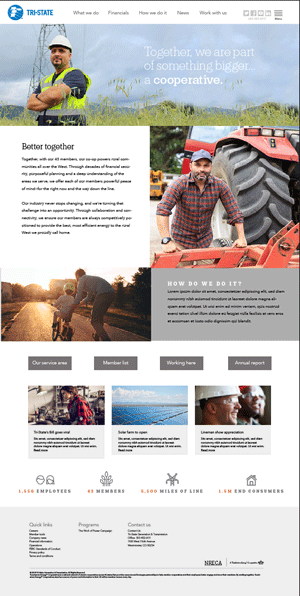 Tri-State G&T Custom Drupal Theme